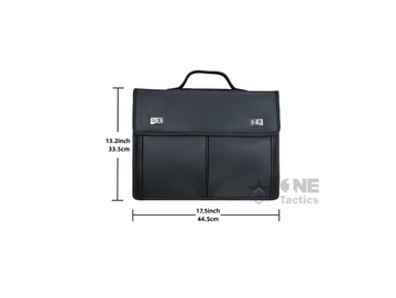 OneTactics™ Bullet-Resistant Briefcase Shield NIJ Level III / GA5 | Ultra-Light PE, 4-Fold Ballistic Shield