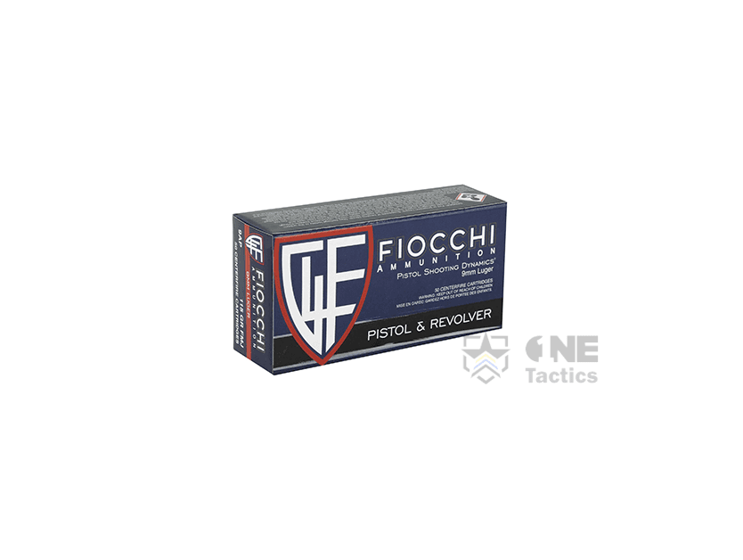 Fiocchi Shooting Dynamics 9mm Luger 115gr FMJ 50rd