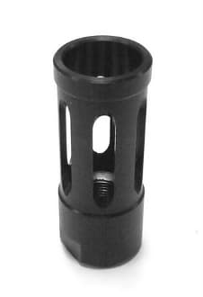 Just Right Carbine Birdcage Muzzle Brake for 9mm, 1/2x28 Thread Pitch