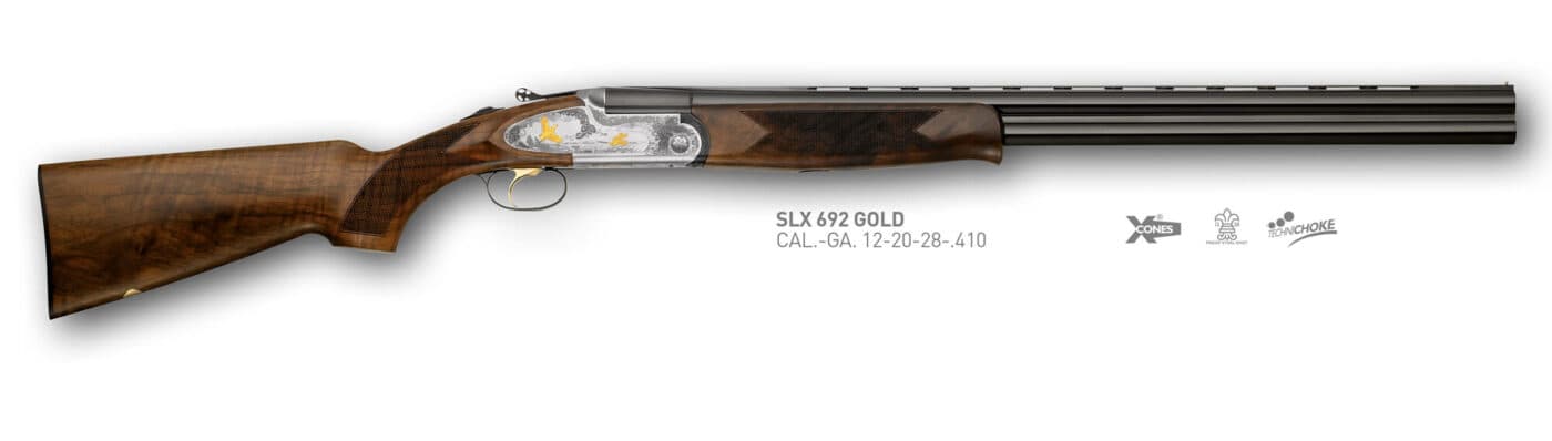 F.A.I.R. Model SLX692 Gold 12ga Over/Under Shotgun, 3" Chamber