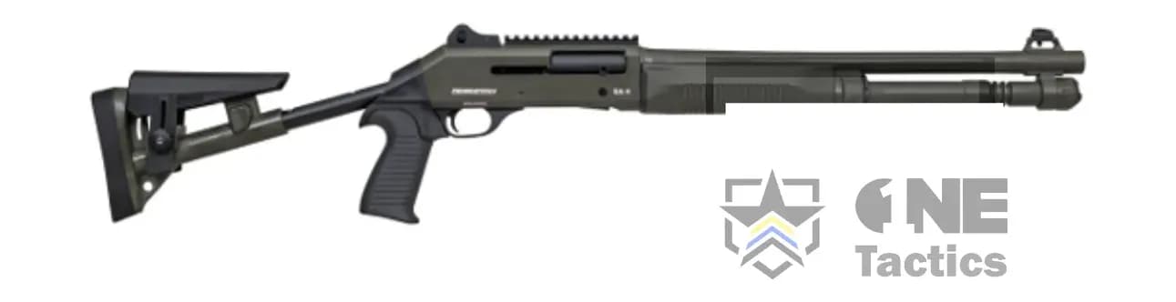 Federation Firearms SA-4 Semi-Auto M4 Clone 12ga 18.7" OD Green Canada - Image 1
