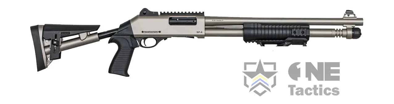 Federation Firearms SP-4 Pump M4 Clone 12ga 18.7" Marine Canada - Image 1