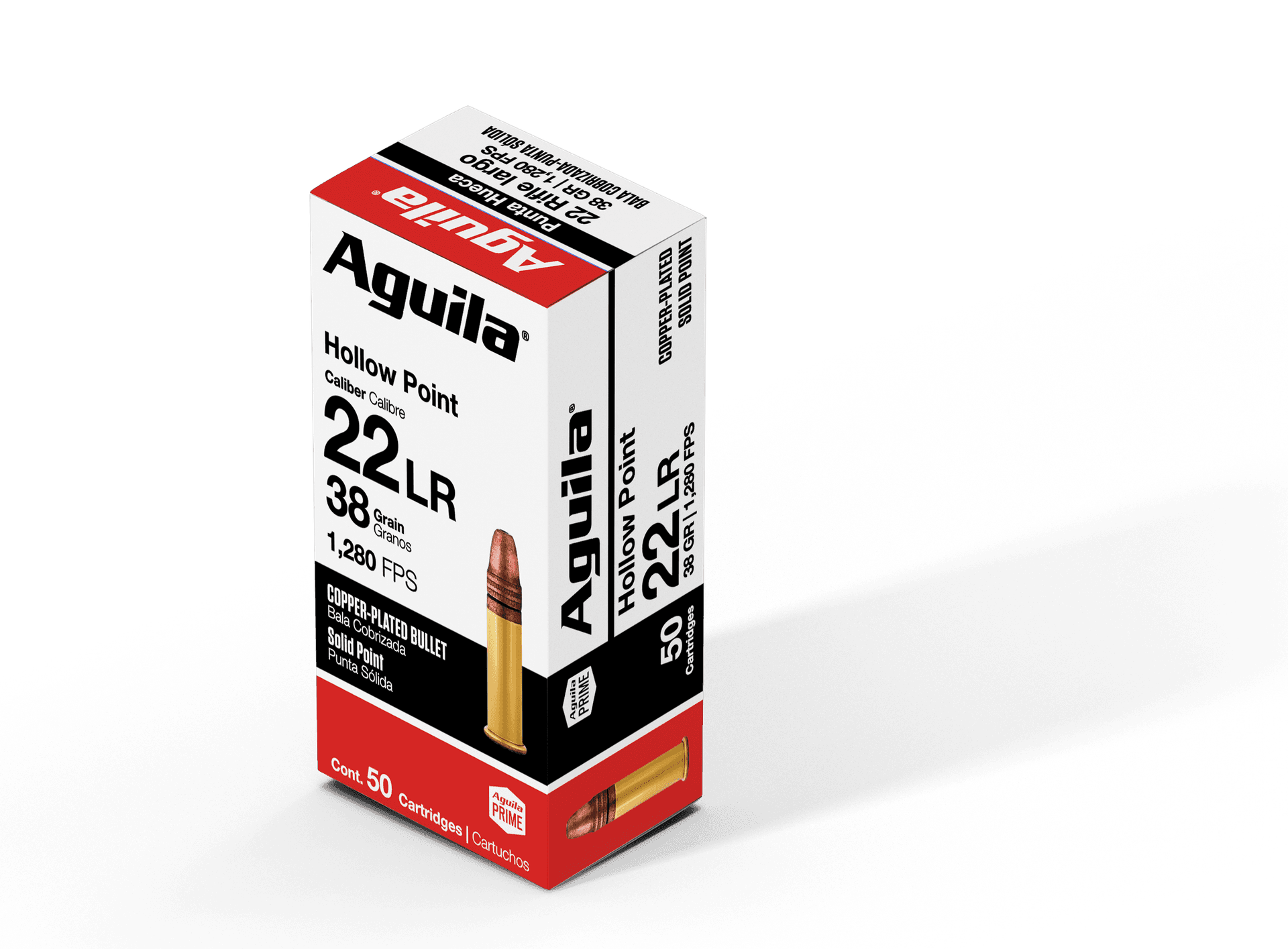 Aguila High Velocity .22 LR 38gr HP 500rd