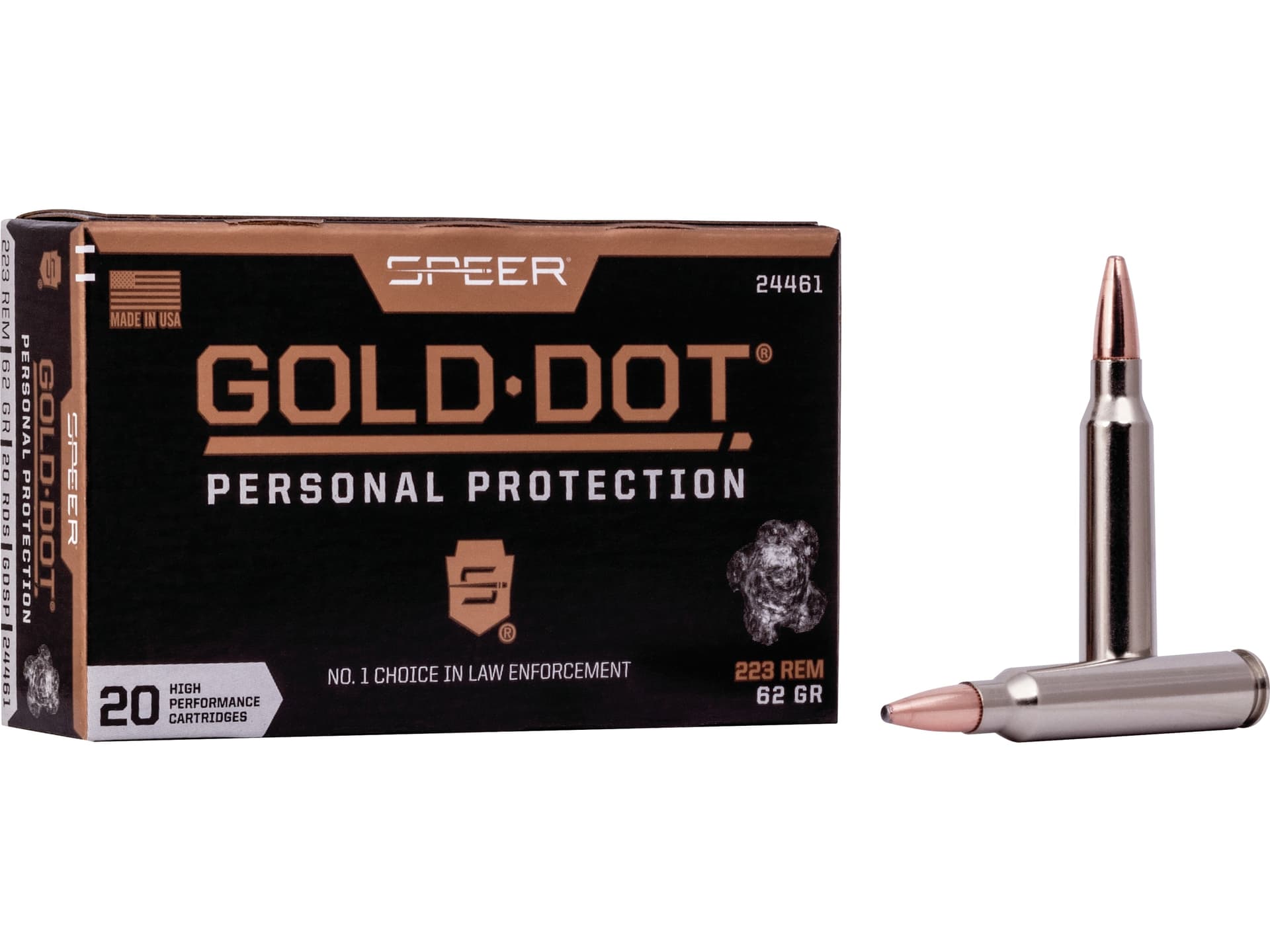 CCI Speer Gold Dot Duty .223 Rem 62gr GDSP 20rd Canada - Image 1
