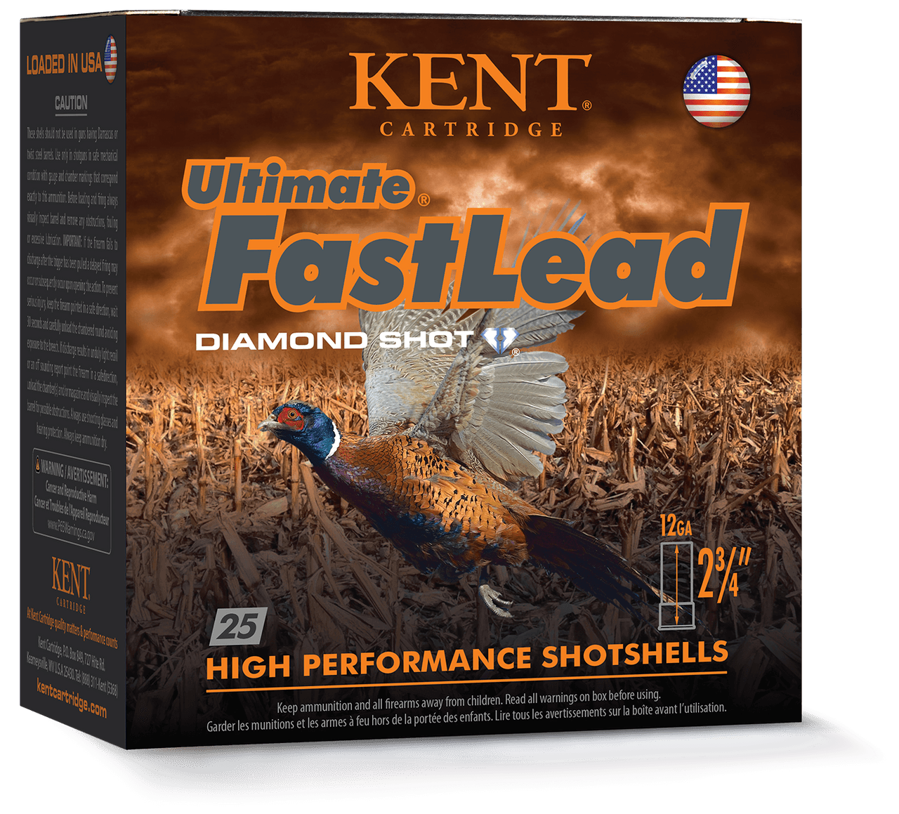 Kent Cartridge Ultimate FastLead 12ga 2-3/4" #4 Canada - Image 1