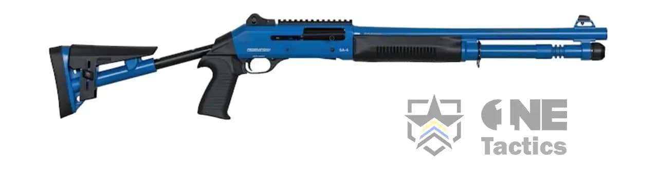 Federation Firearms SA-4 Semi-Auto M4 Clone 12ga 18.7" NRA Blue Canada - Image 1