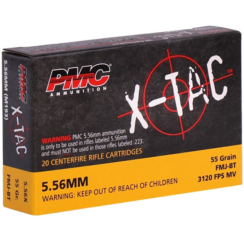 PMC X-TAC 5.56x45mm 55gr FMJ-BT 20rd Canada - Image 1