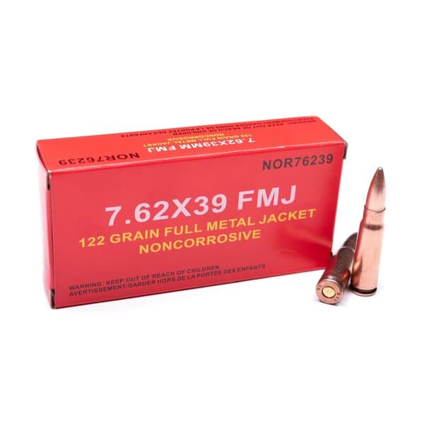Norinco 7.62x39mm 122gr FMJ 20rd