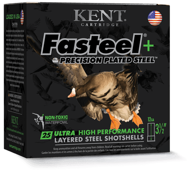 Kent Cartridge Fasteel+ 12ga 3.5" #2x4 1-1/2oz Canada - Image 1