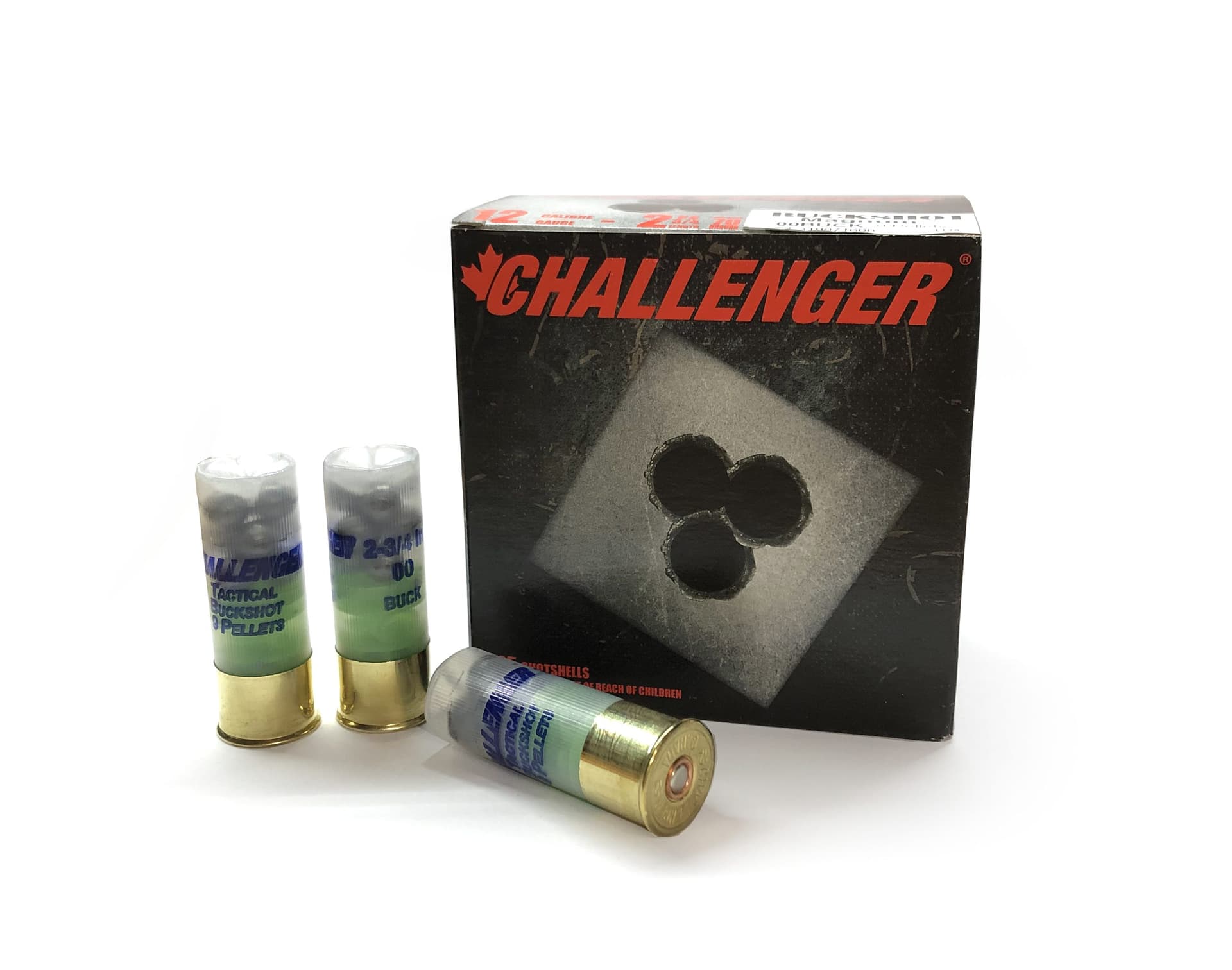 Challenger Magnum Buckshot 12GA 2-3/4" 00 Buck 9-Pellet 25rd Canada - Image 1