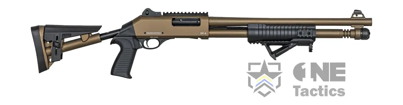Federation Firearms SP-4 Pump M4 Clone 12ga 18.7" Bronze Canada - Image 1