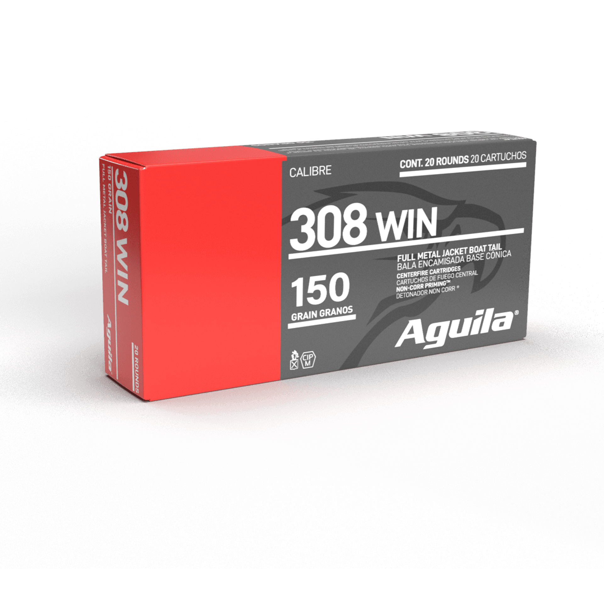 Aguila .308 Win 150gr FMJ-BT 20rd