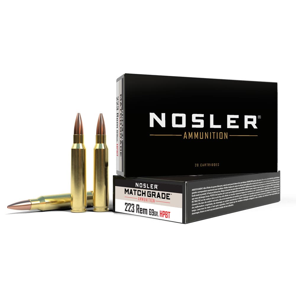 Nosler Match Grade .223 Rem 69gr HPBT 20rd Canada - Image 1