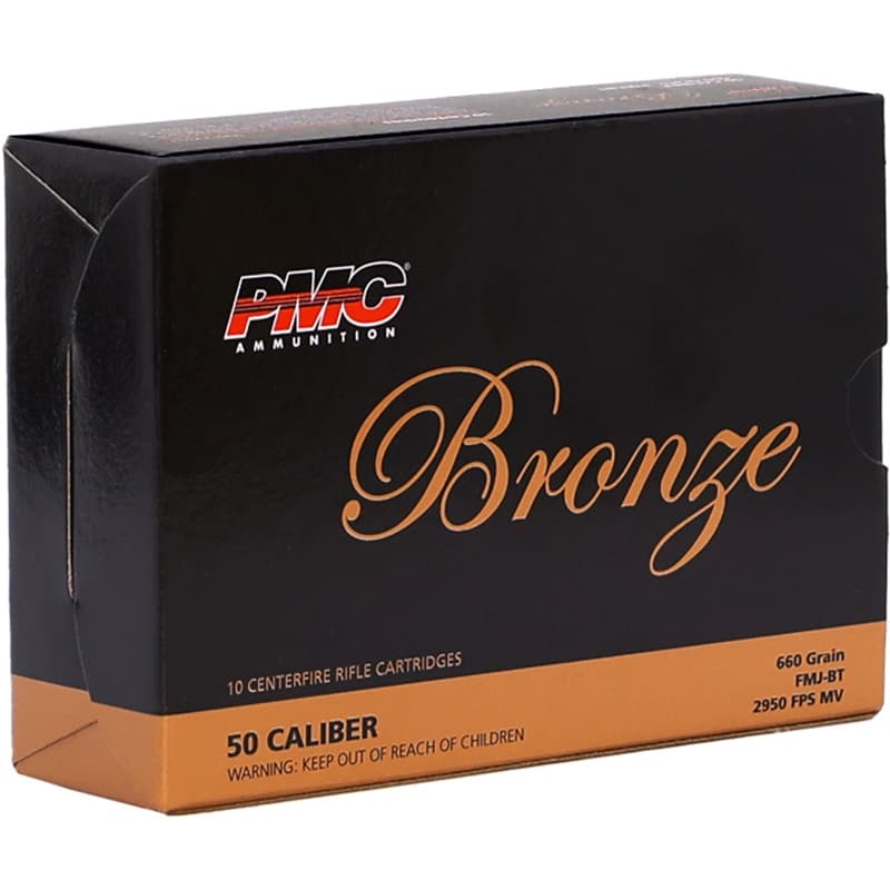 PMC X-TAC Match .50 BMG 740gr Solid Brass 10rd