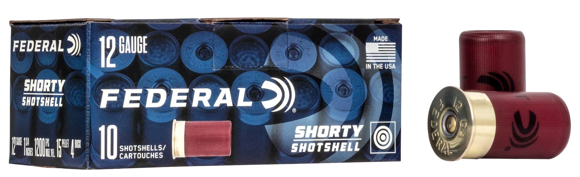 Federal Shorty Shotshell 12GA 1-3/4" 10rd Canada - Image 1