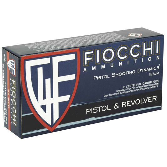 Fiocchi .45 ACP 230GR FMJ (50RD)