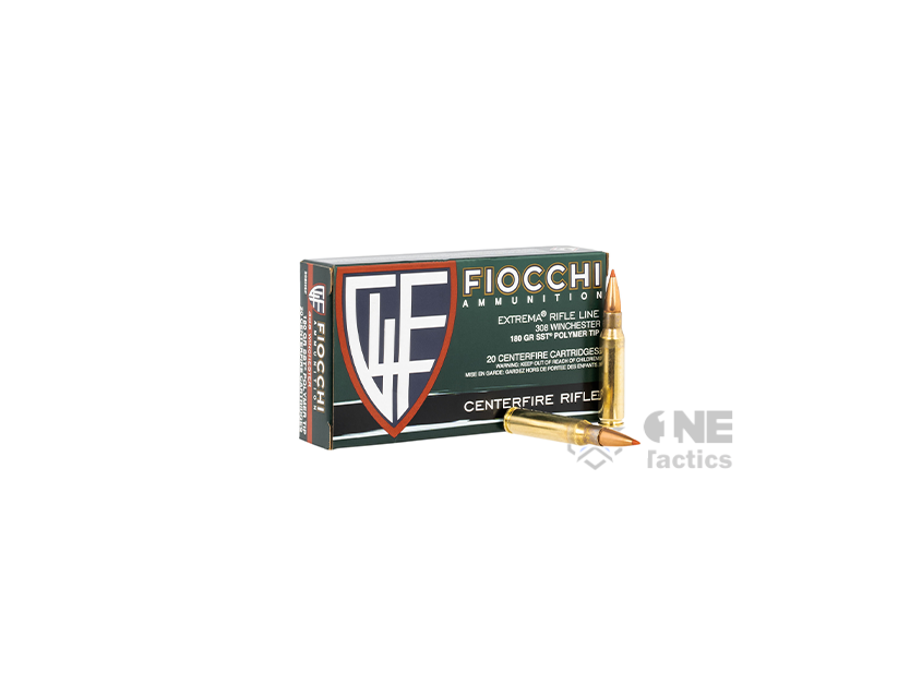 Fiocchi .308 WIN 150GR/180GR-FMJBT&SST AMMO
