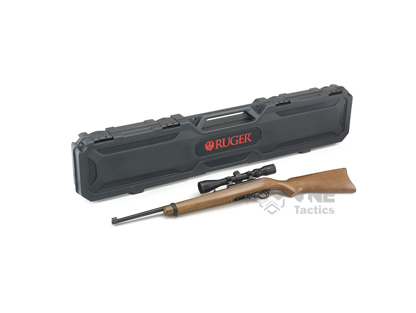 Ruger 10/22 Semi-Auto Rifle Combo – .22 LR with Scope & Case