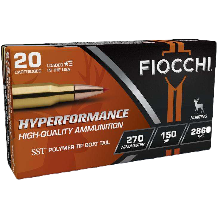 Fiocchi 270 WIN 150GR SST (20RD) (Loaded With Hornady bullets)